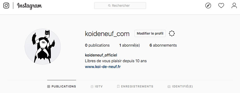 Instagram compte