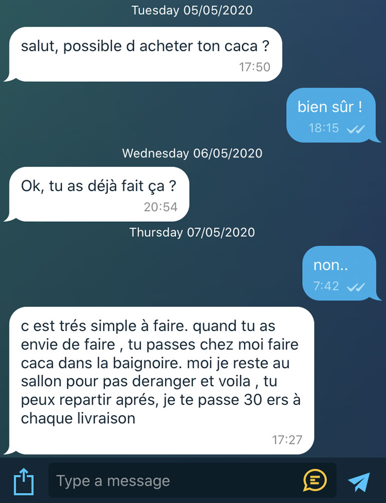 30 euro le caca