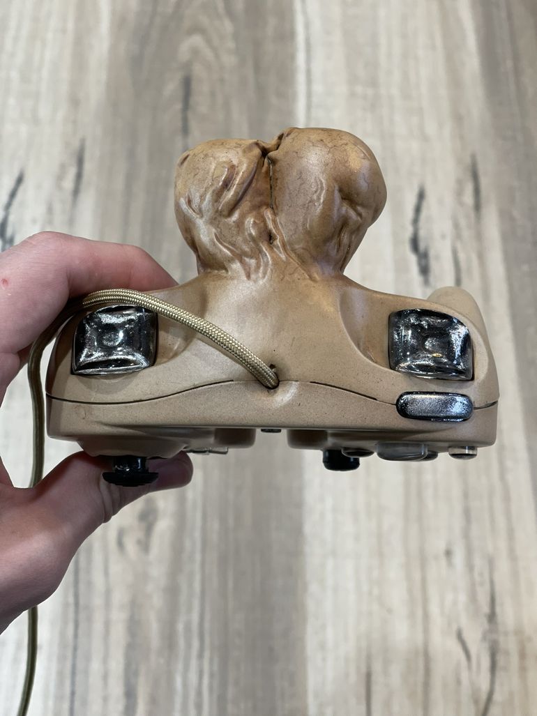 Manette GameCube avec une paire de couilles